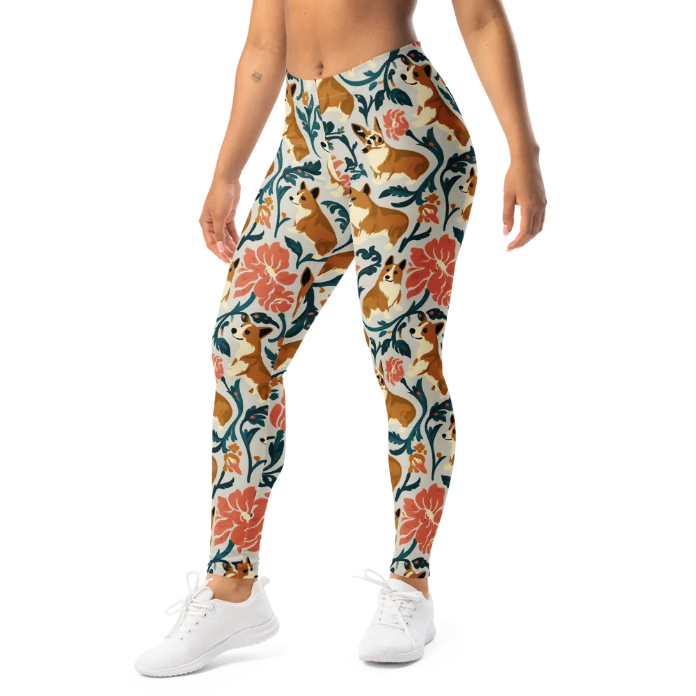 Garden Companions on Leggings — Left Front