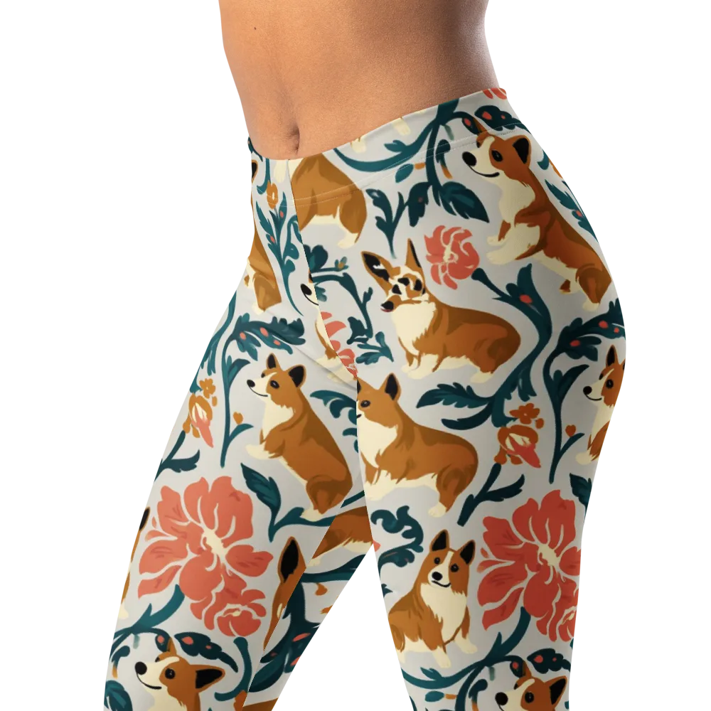 Garden Companions on Leggings — Left Front