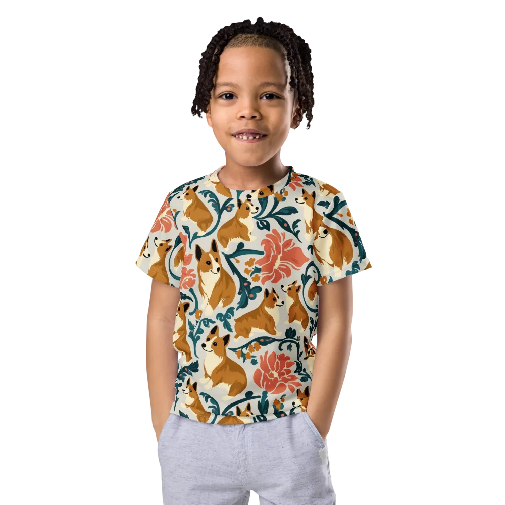 Garden Companions on Kids Crew Neck T-Shirt — Front