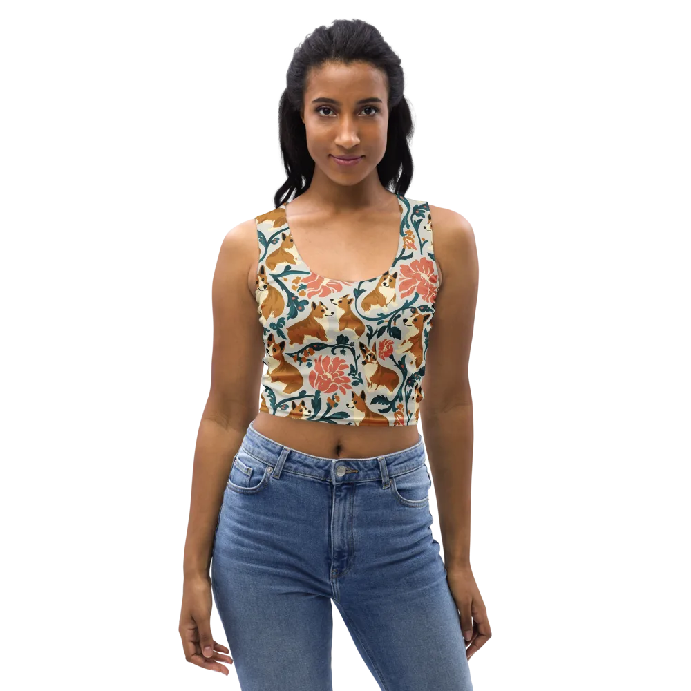 Garden Companions on Crop Top — Front