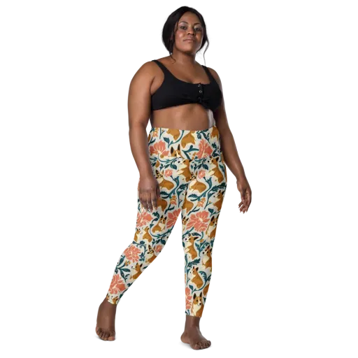 Garden Companions on a Leggings with Pockets