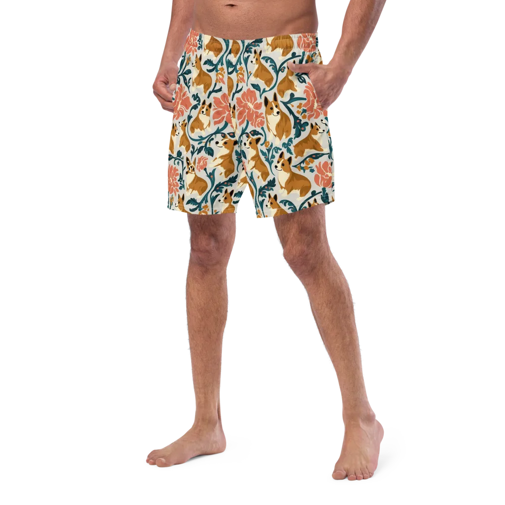 Garden Companions on Swim Trunks — Left Front