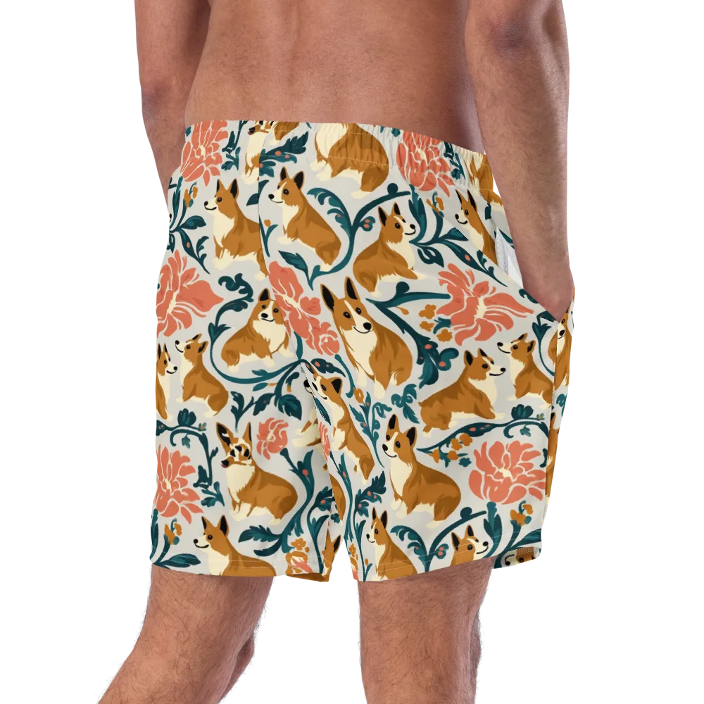 Garden Companions on Swim Trunks — Right Back