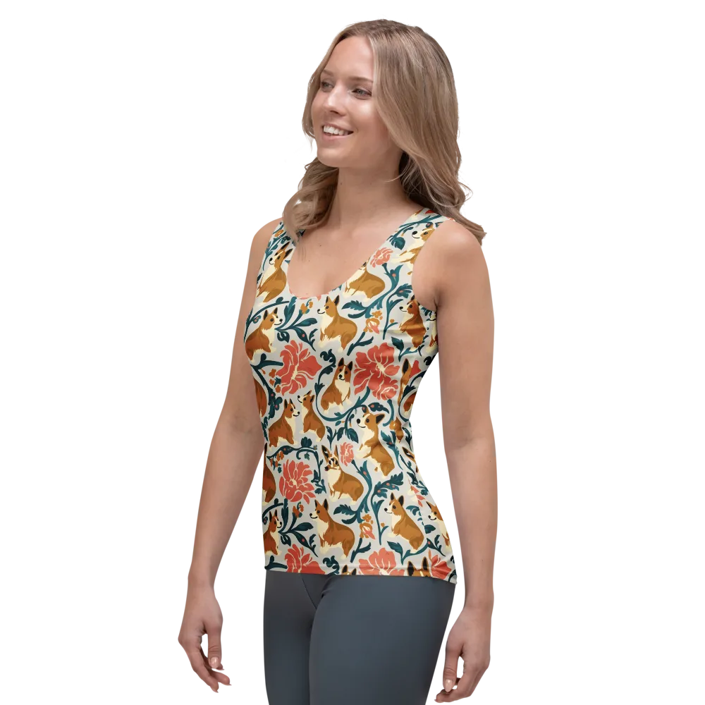 Garden Companions on Women's Tank Top — Left Front