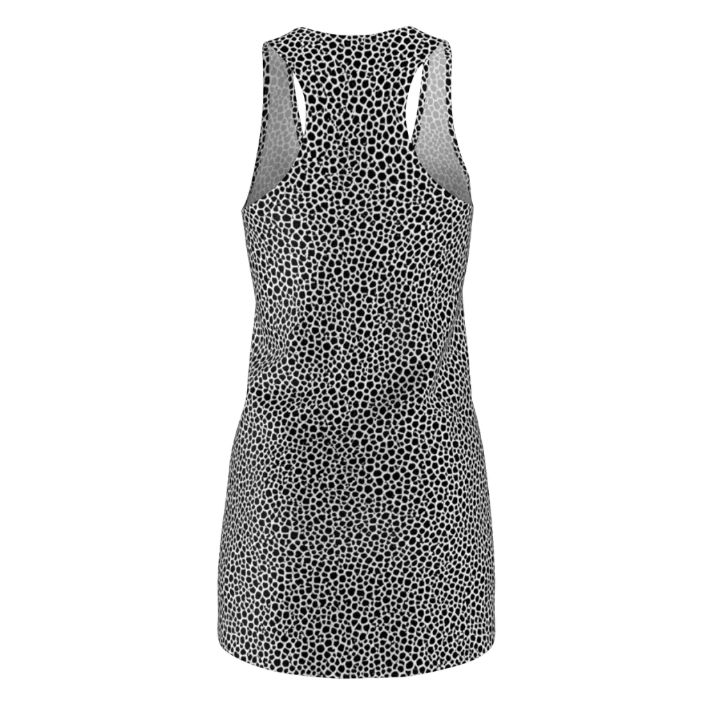 Obsidian Cellular on Racerback Dress — Back