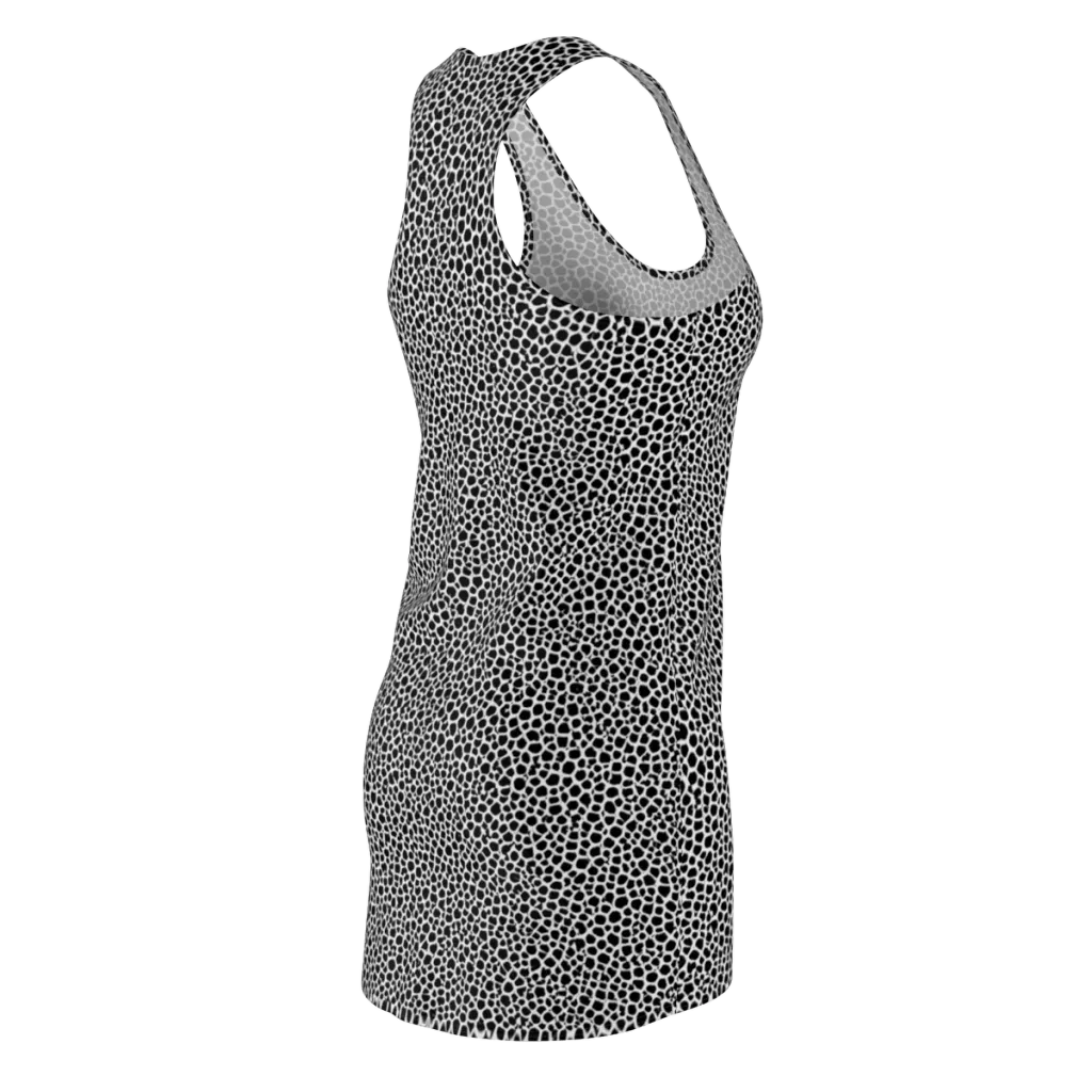 Obsidian Cellular on Racerback Dress — Back Side