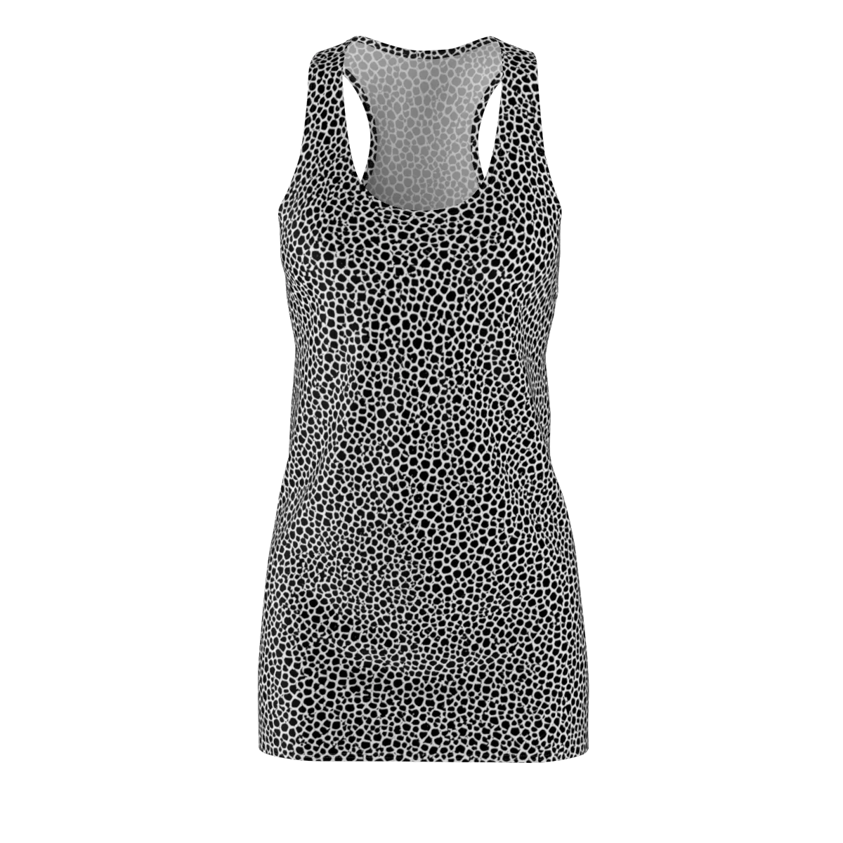 Obsidian Cellular on Racerback Dress — Front
