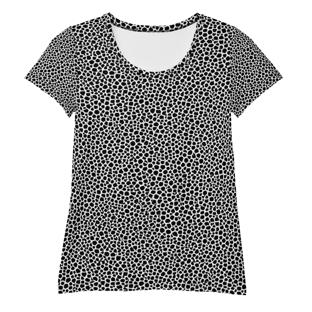 Obsidian Cellular on Women's Athletic T-Shirt — Front