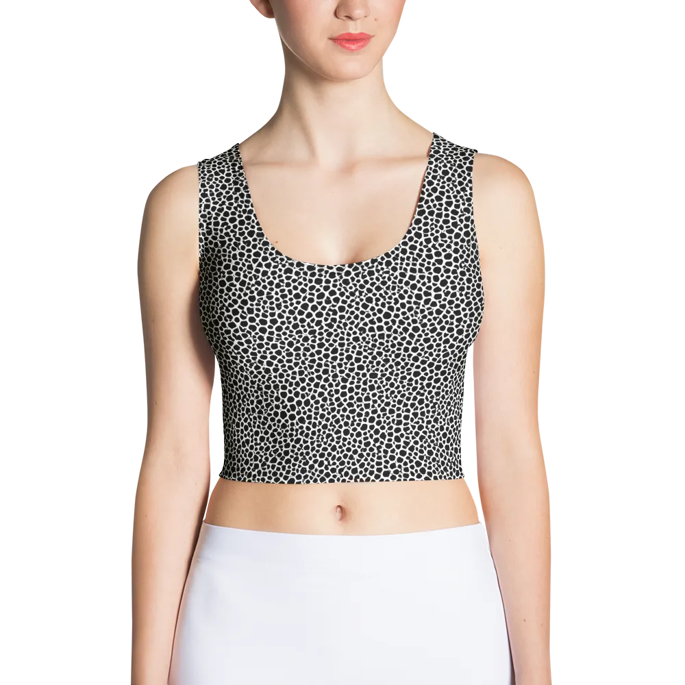 Obsidian Cellular on Crop Top — Front