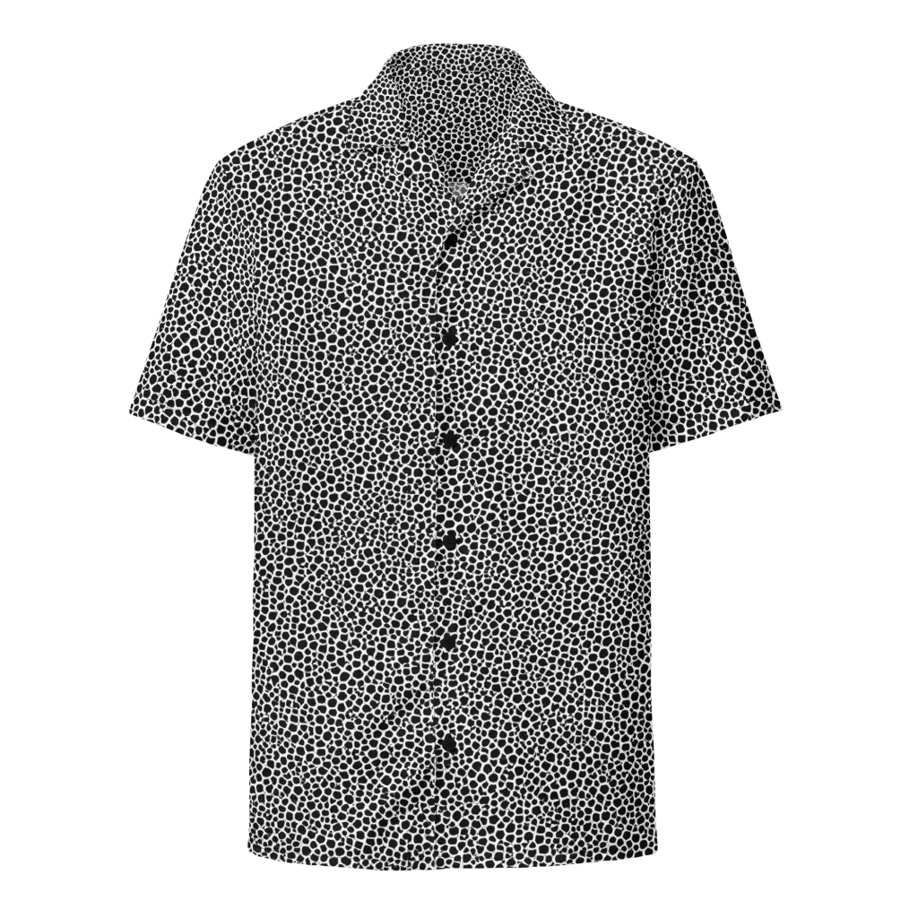 Obsidian Cellular on Button Shirt — Front