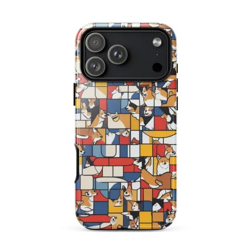Corgi Construct on a Tough Case for iPhone®