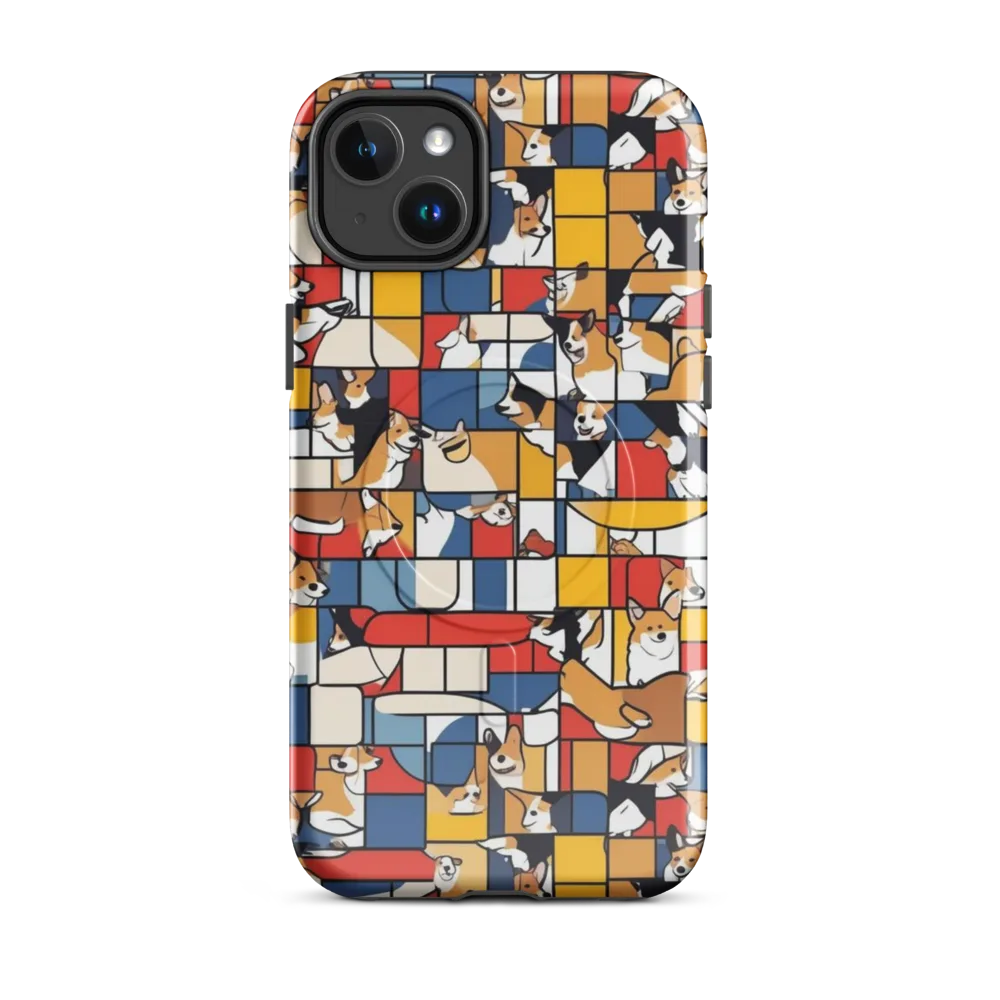 Corgi Construct on MagSafe Tough Case for iPhone® — Front