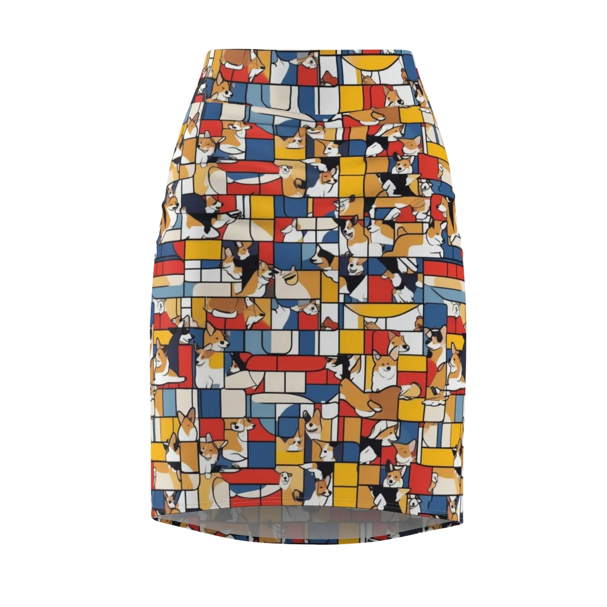 Corgi Construct on Pencil Skirt — Front