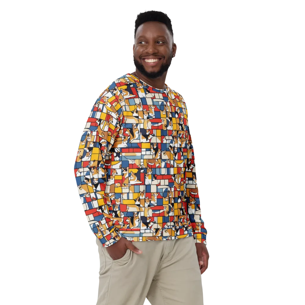Corgi Construct on Sweatshirt — Front