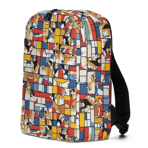 Corgi Construct on a Minimalist Backpack
