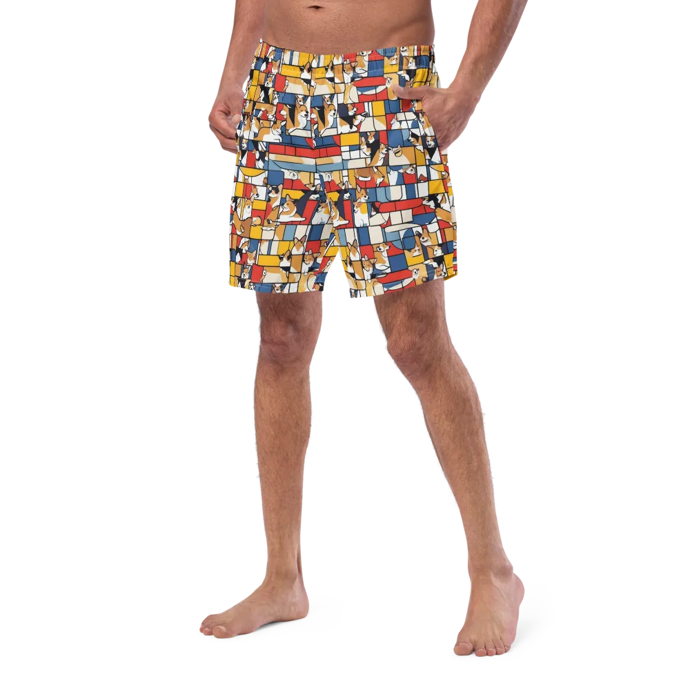 Corgi Construct on Swim Trunks — Left Front