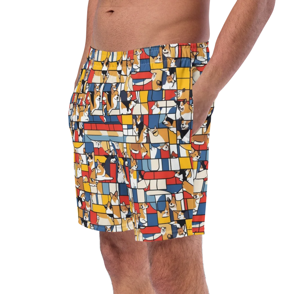 Corgi Construct on Swim Trunks — Left Front