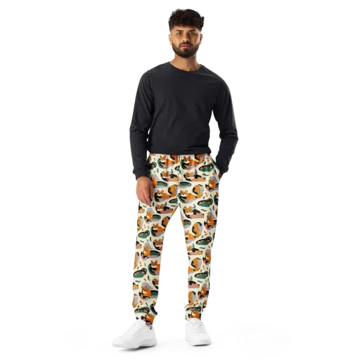 Corgi Color Field on a Men's Joggers