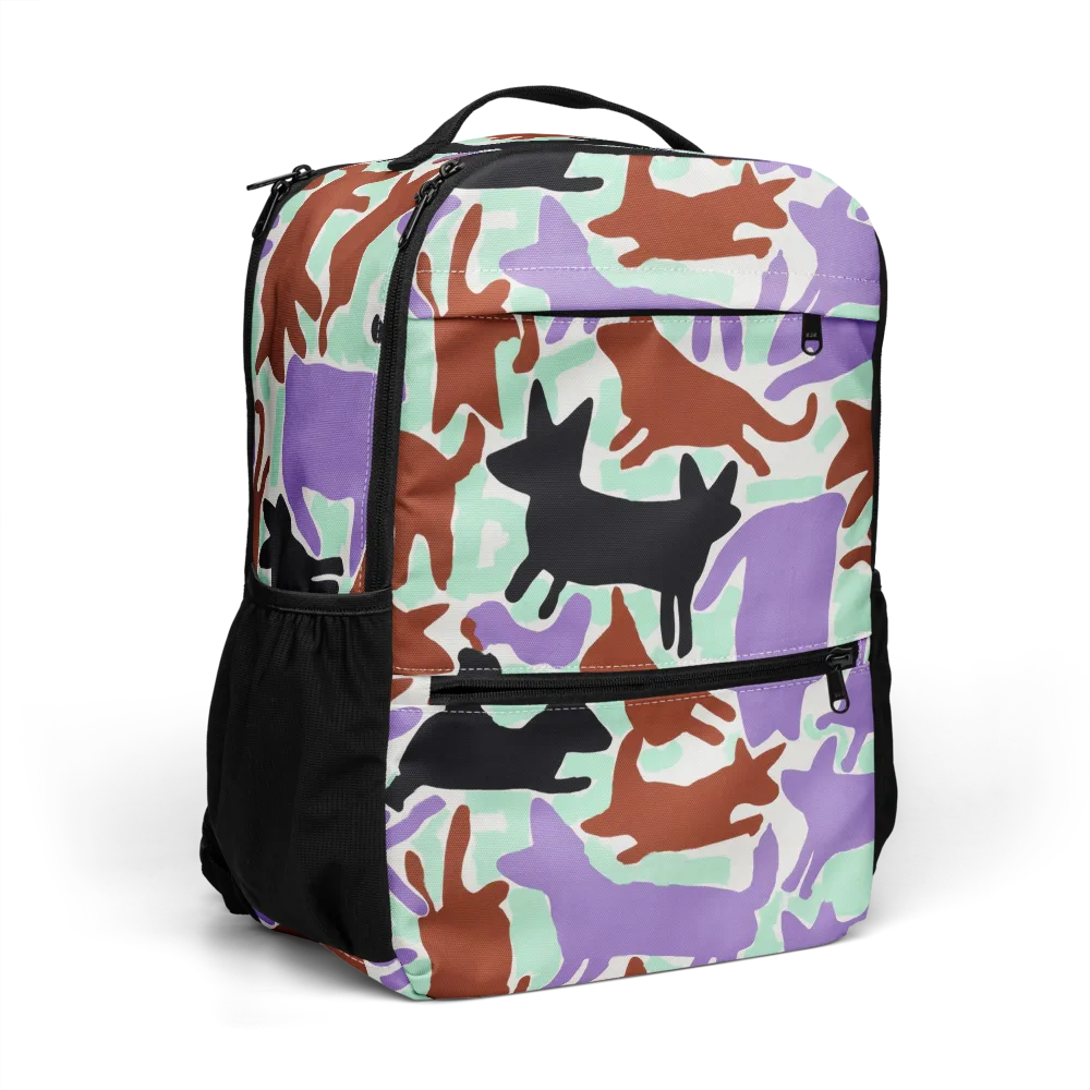 Catwalk Confetti on Utility Backpack — Right Front