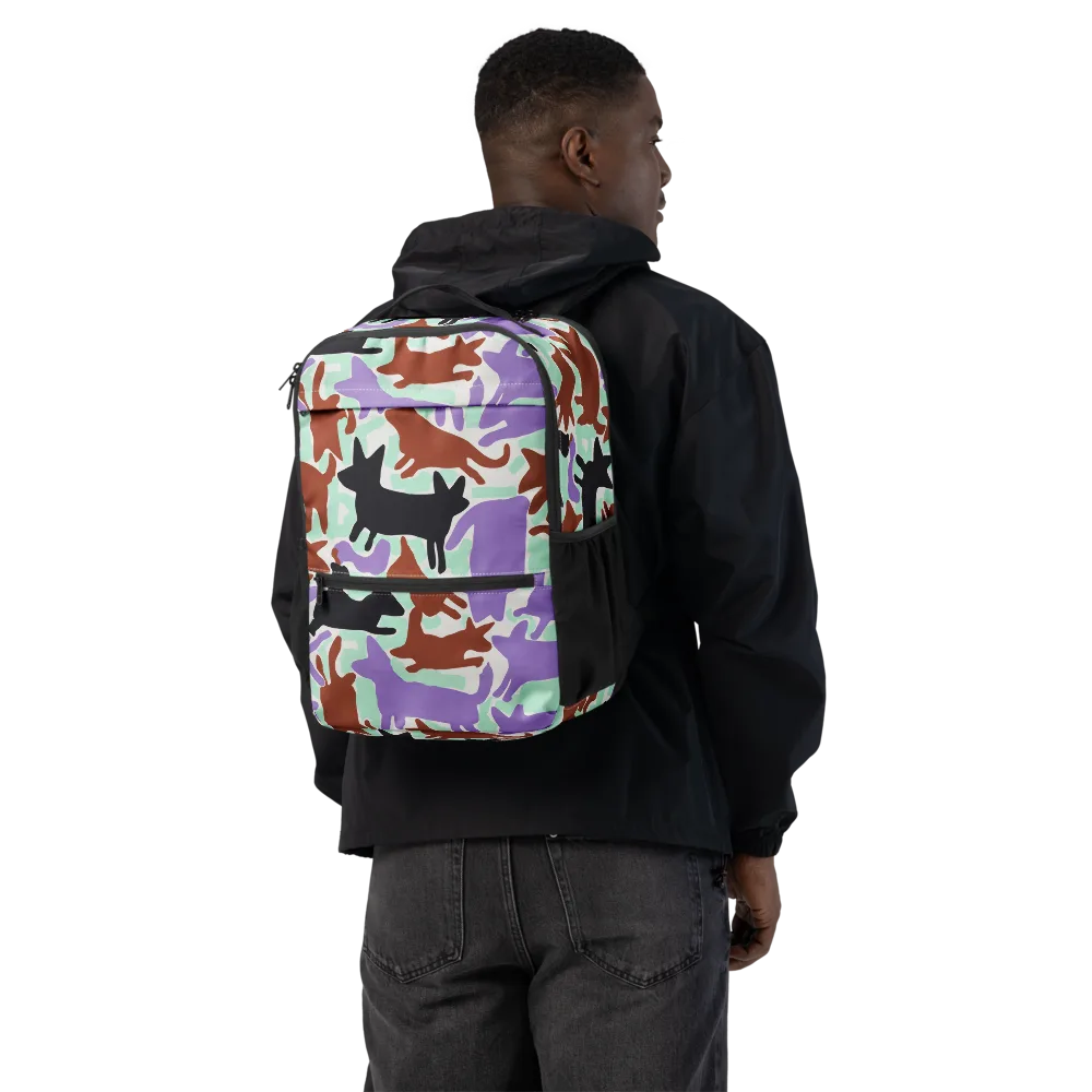 Catwalk Confetti on Utility Backpack — Back
