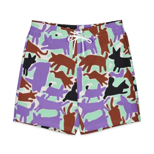 Catwalk Confetti on a Men's Board Shorts