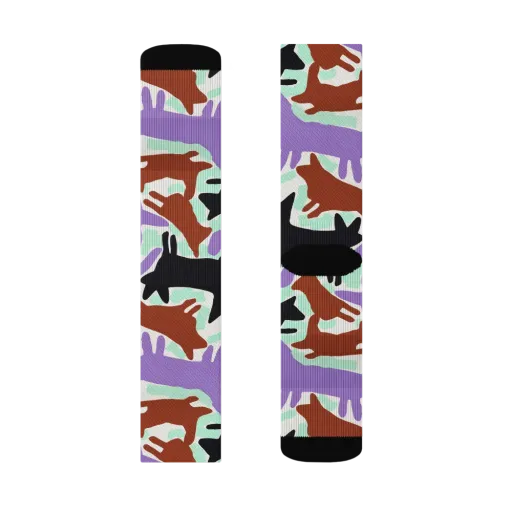 Catwalk Confetti on a Socks