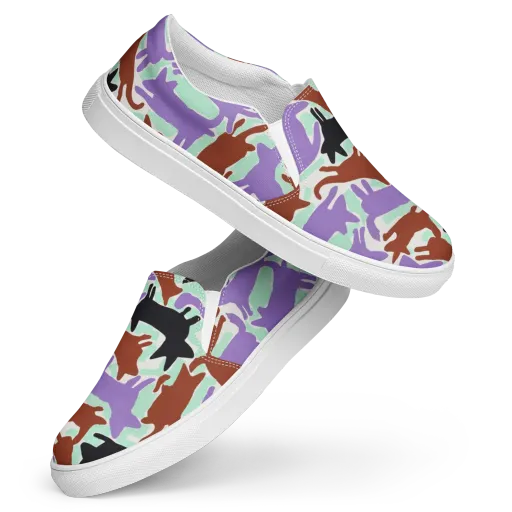 Catwalk Confetti on a Women's Slip-On Canvas Shoes