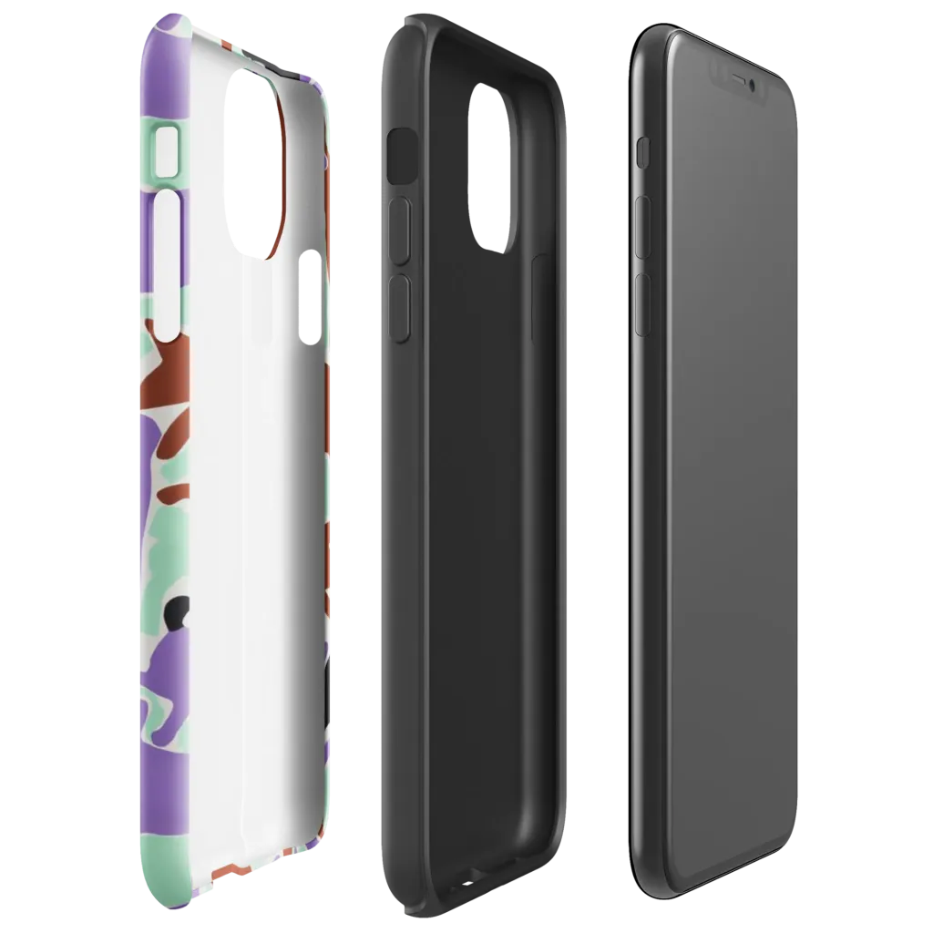 Catwalk Confetti on Tough Case for iPhone® — Right