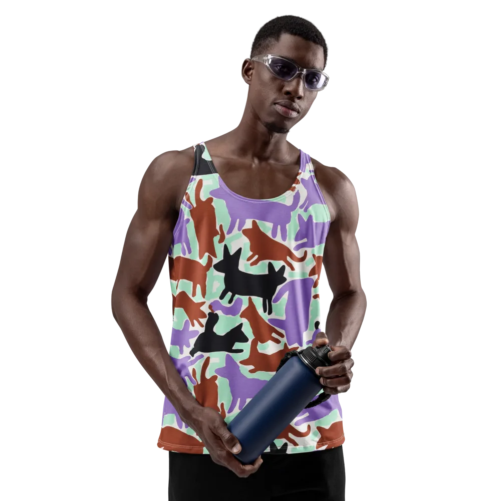 Catwalk Confetti on Men's Tank Top — Front