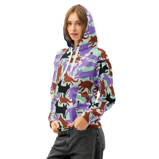 Catwalk Confetti on a Cotton Hoodie