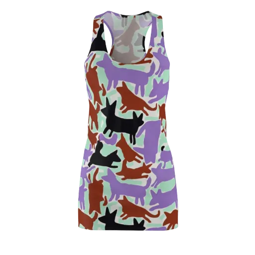 Catwalk Confetti on a Racerback Dress