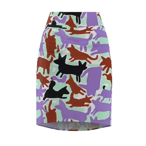 Catwalk Confetti on a Pencil Skirt