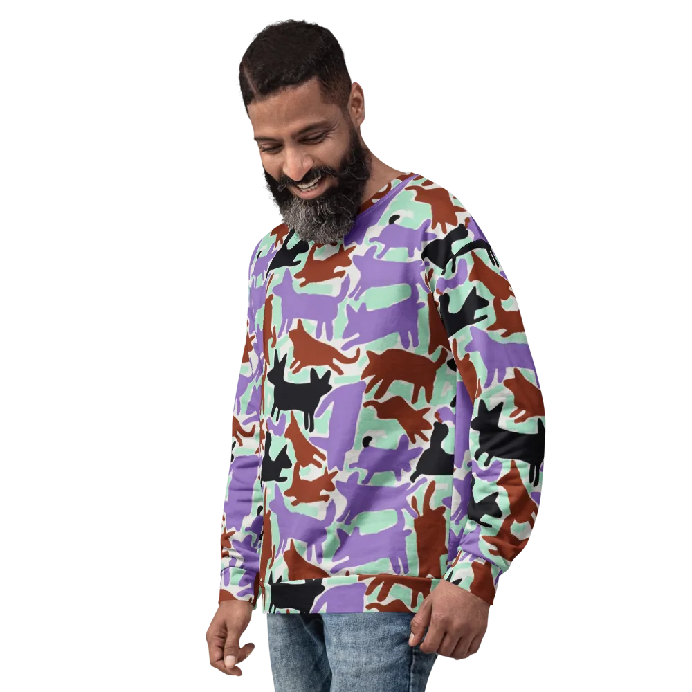 Catwalk Confetti on Sweatshirt — Left Front