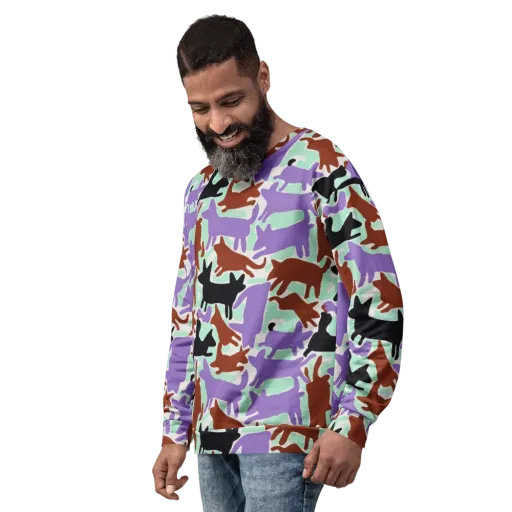 Catwalk Confetti on a Sweatshirt