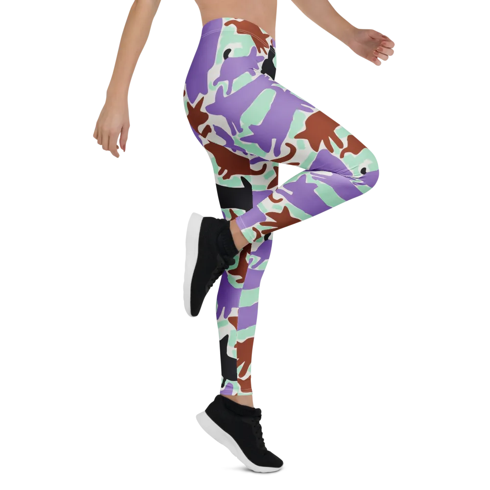 Catwalk Confetti on Leggings — Right
