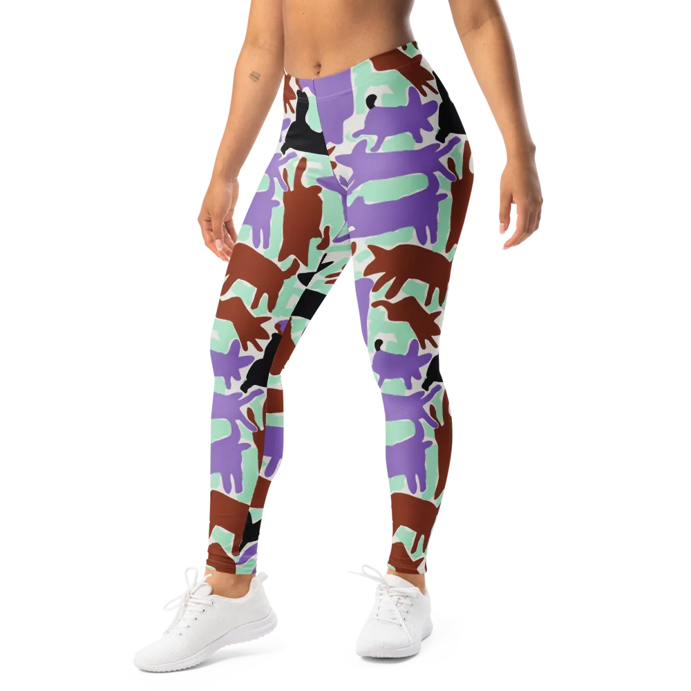 Catwalk Confetti on Leggings — Left Front