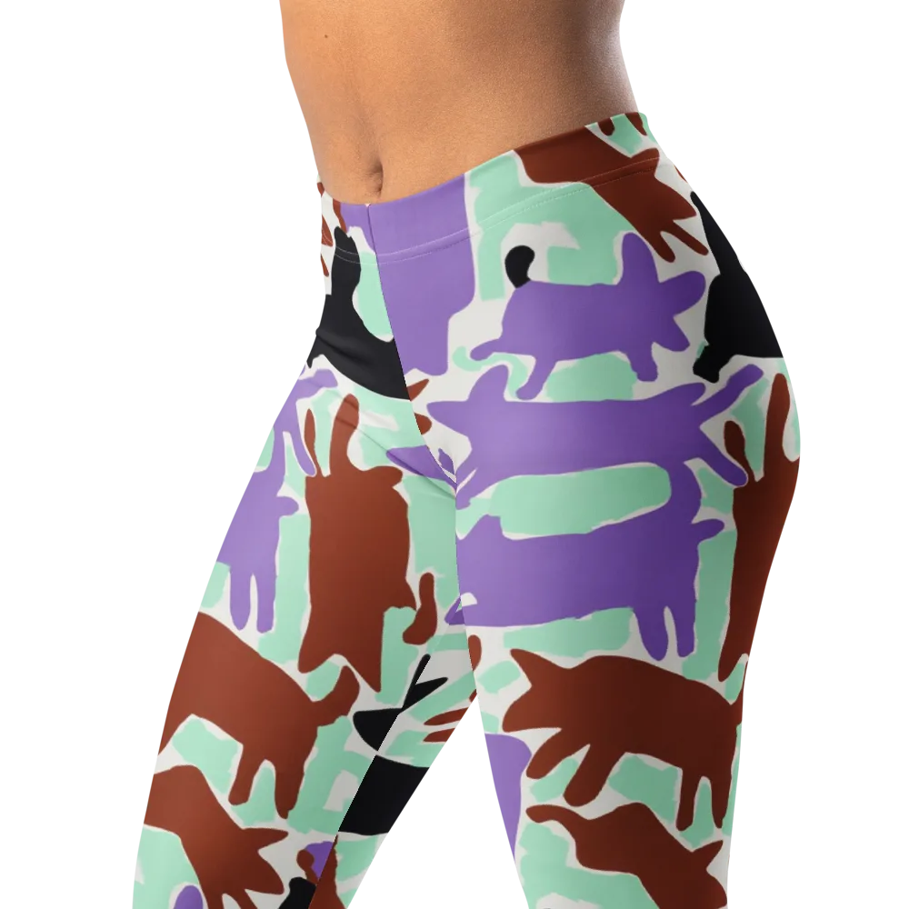 Catwalk Confetti on Leggings — Left Front