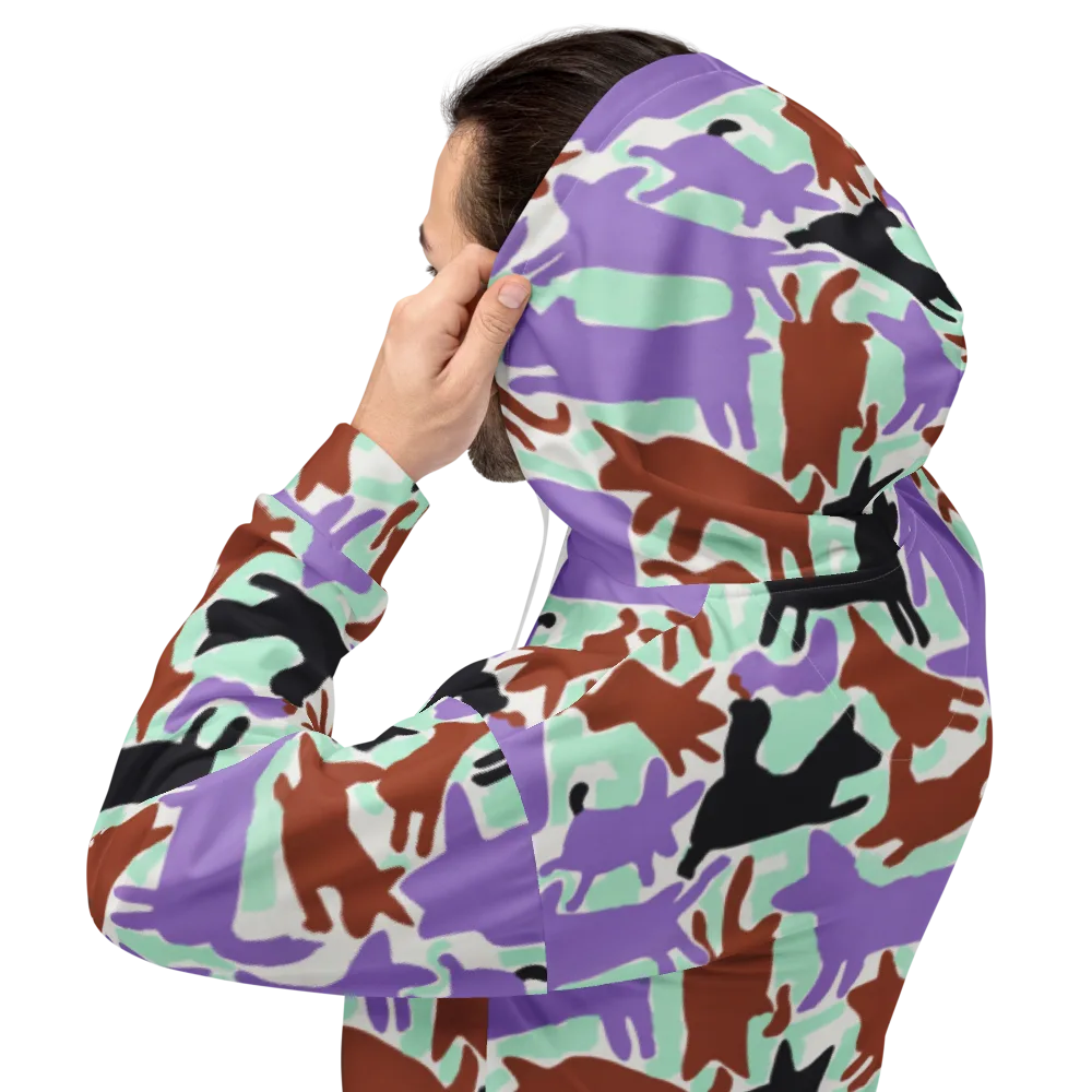 Catwalk Confetti on Hoodie — Back