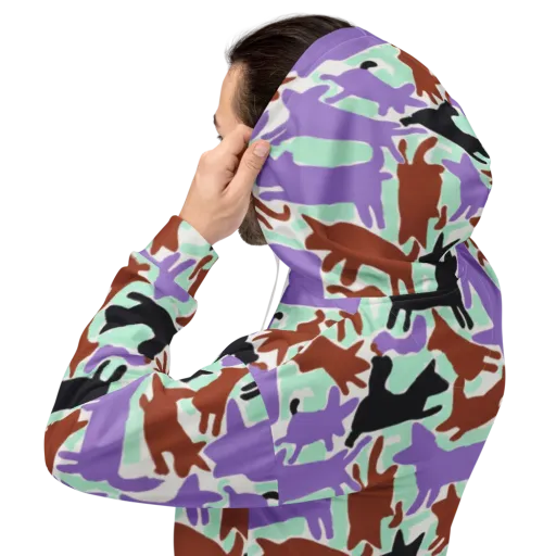 Catwalk Confetti on a Hoodie