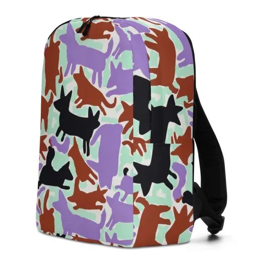 Catwalk Confetti on a Minimalist Backpack