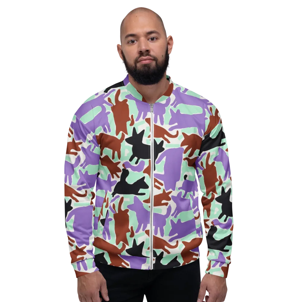 Catwalk Confetti on Bomber Jacket — Front