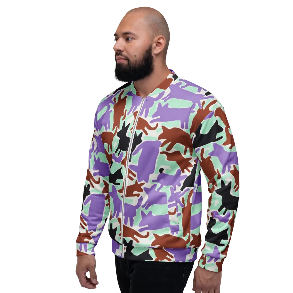 Catwalk Confetti on Bomber Jacket — Left