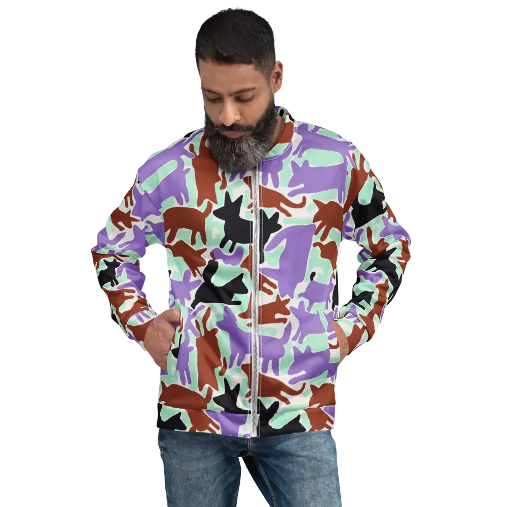 Catwalk Confetti on Bomber Jacket — Front
