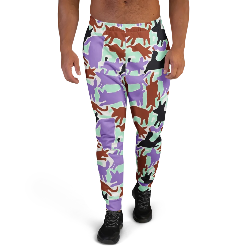 Catwalk Confetti on Men's Joggers — Front