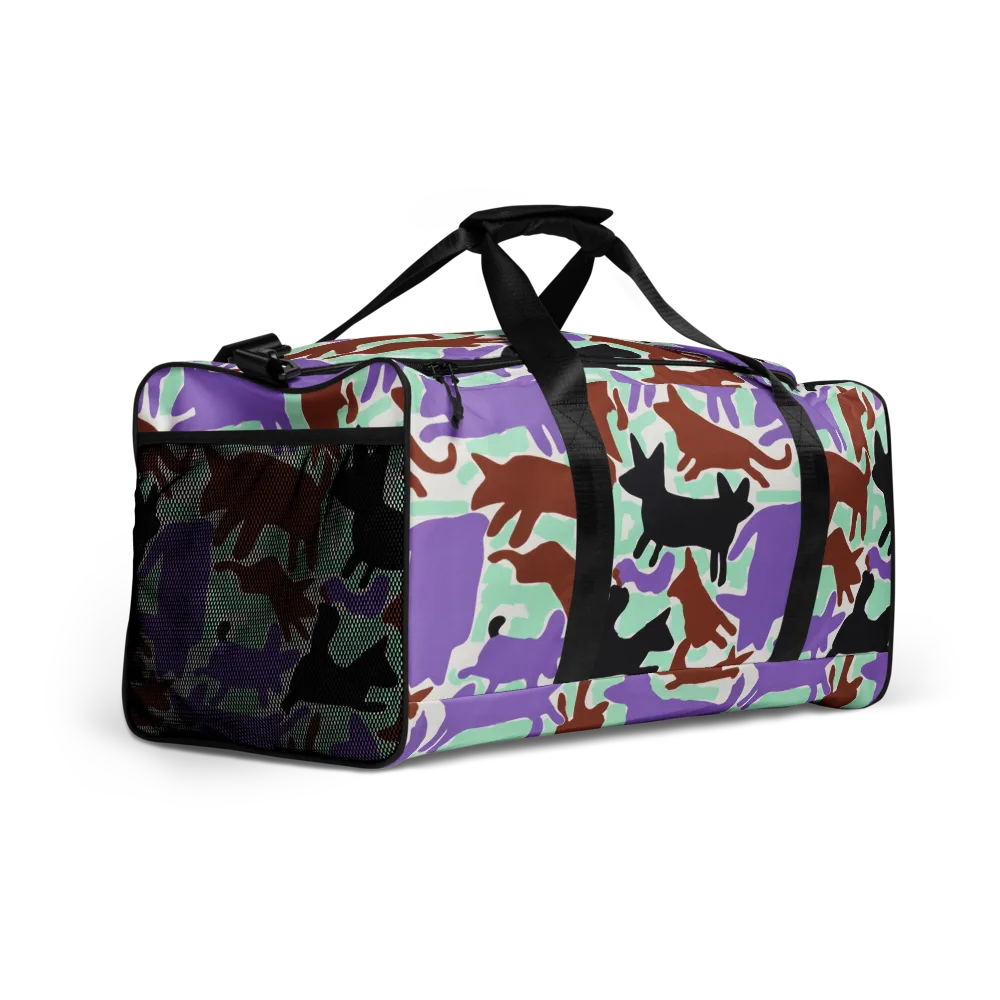 Catwalk Confetti on Duffle Bag — Right Front