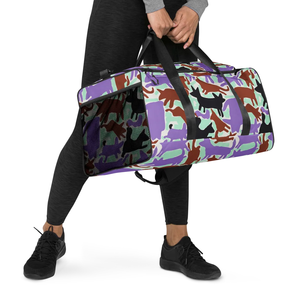 Catwalk Confetti on Duffle Bag — Right Front