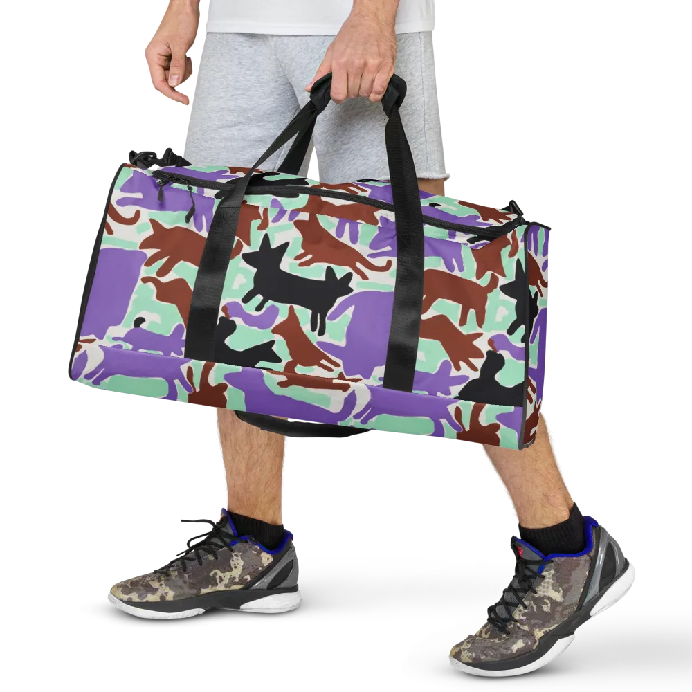 Catwalk Confetti on Duffle Bag — Front