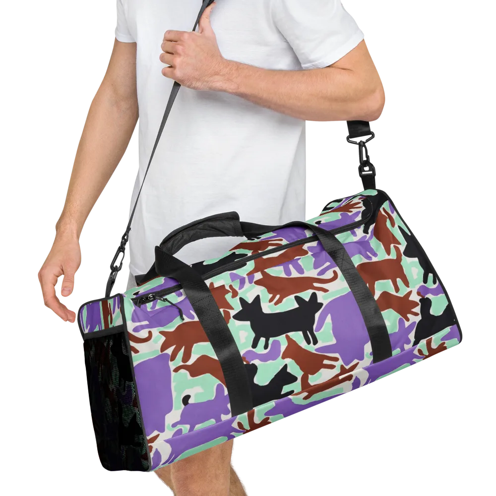 Catwalk Confetti on Duffle Bag — Right Front
