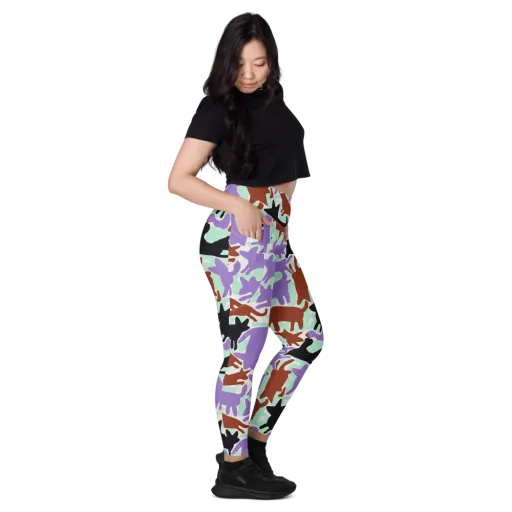 Catwalk Confetti on a Leggings with Pockets