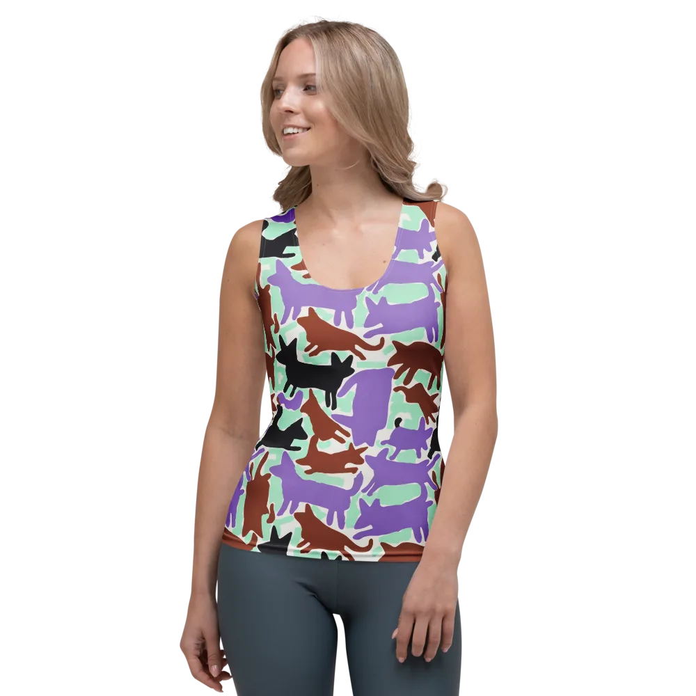 Catwalk Confetti on Women's Tank Top — Front